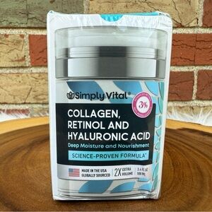 SimplyVital NIB Collagen Retinol & Hyaluronic Acid Anti-Aging Retinol Cream ❤️